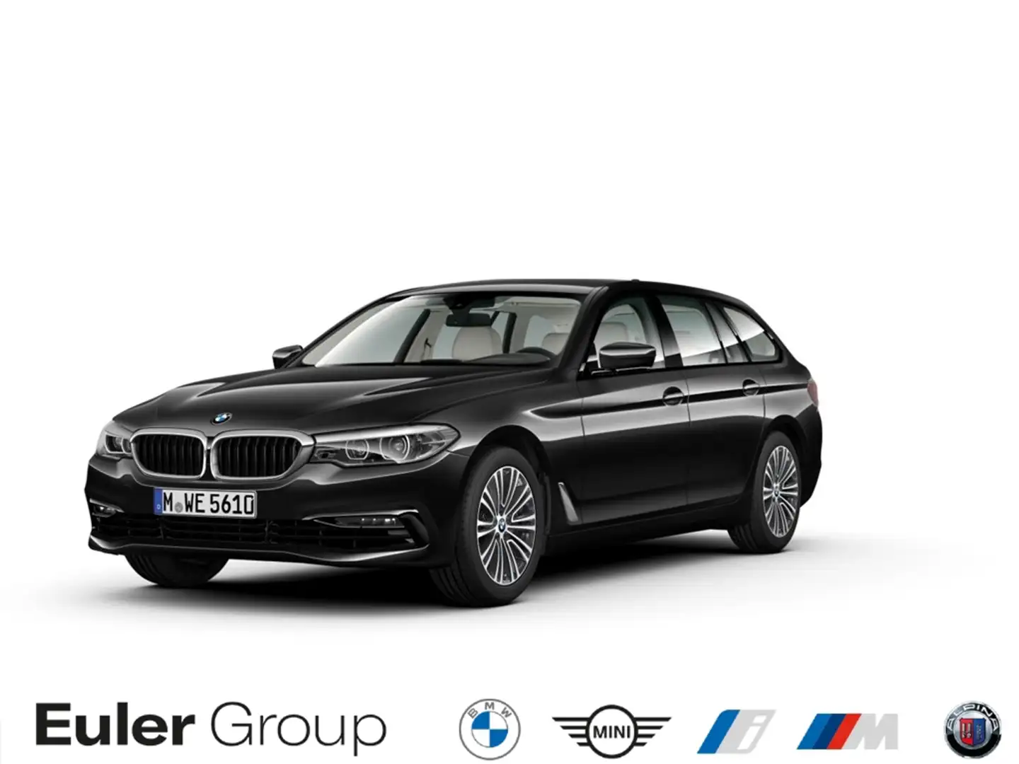 BMW 540 i A xDrive Touring Sport-Line 18'' Navi eSitze LED Zwart - 1