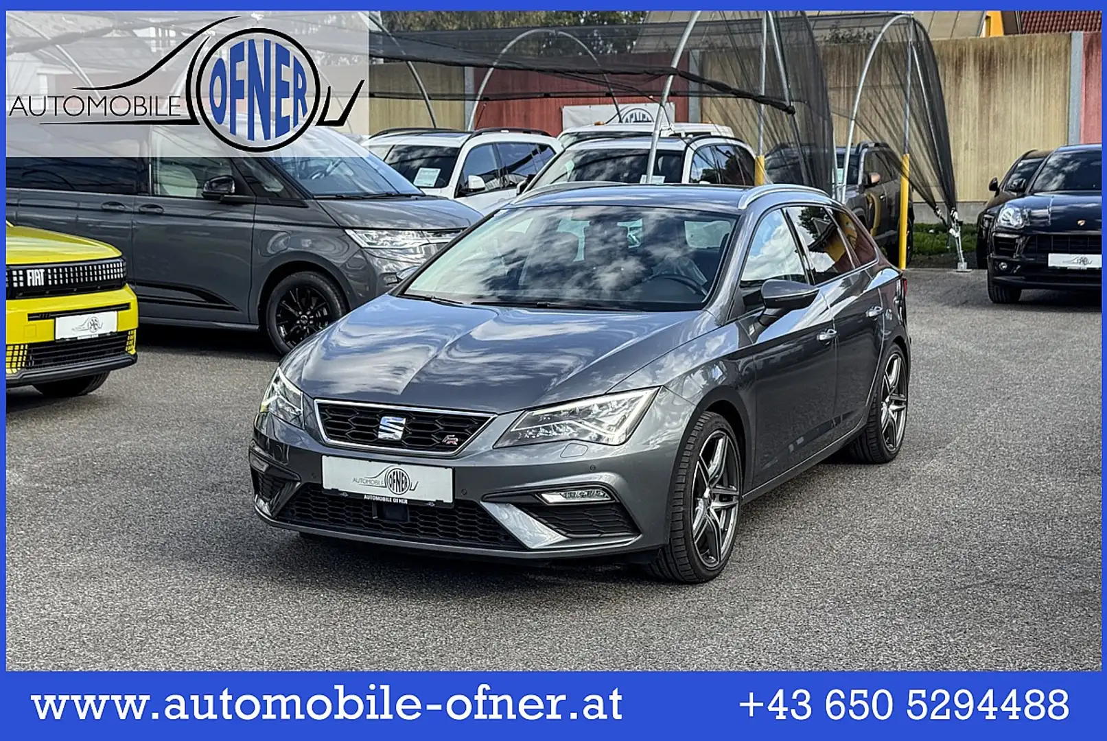 SEAT Leon ST FR 1,4 TSI ACT DSG LED PDC Kamera Navi Sitzh... Gris - 1
