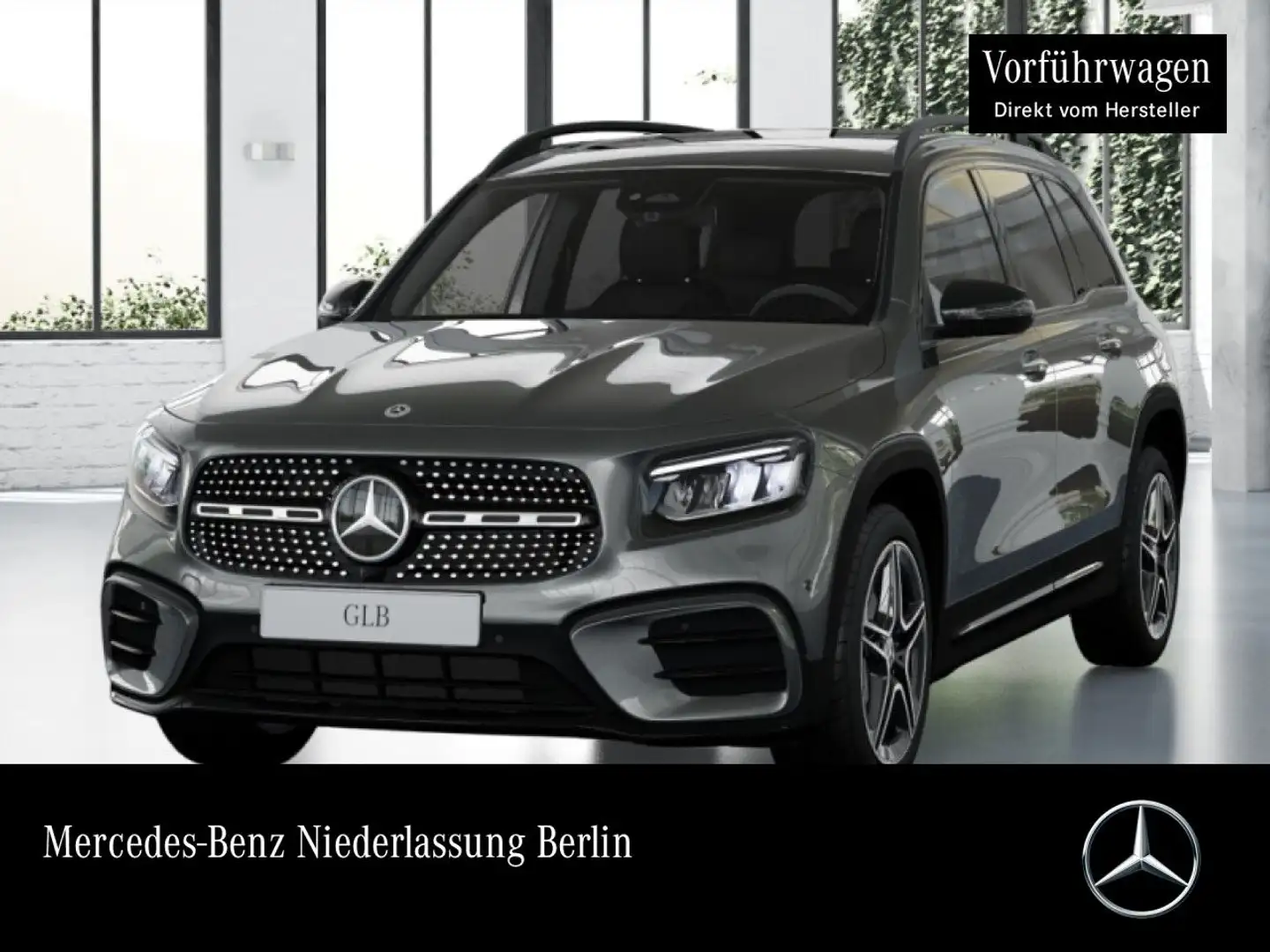 Mercedes-Benz GLB 200 AMG+NIGHT+PANO+AHK+LED+KAMERA+19"+TOTW+7G Grau - 1