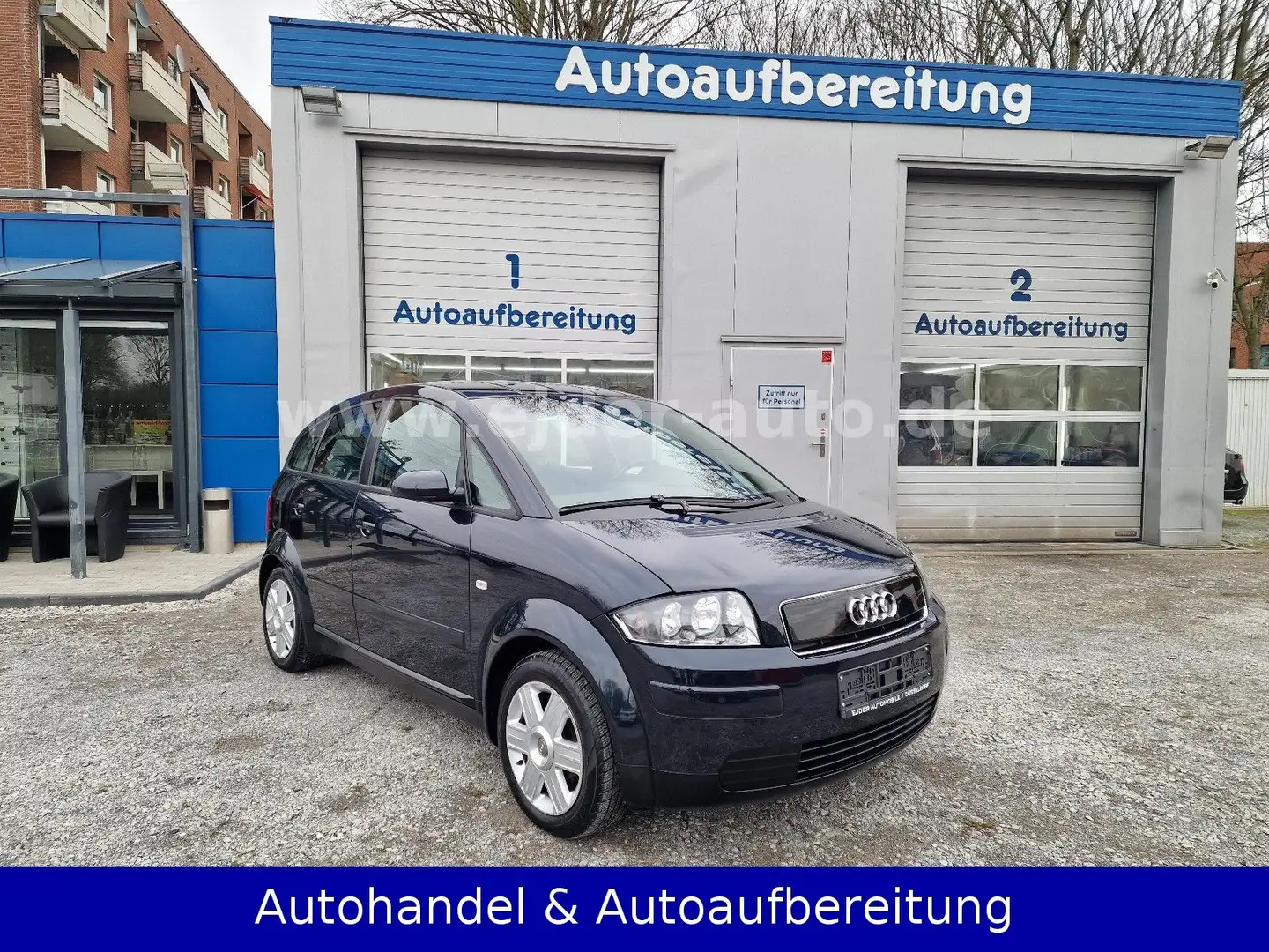 Audi A2 1.4 *ABNEHMBARE ANHÄNGERKUPPLUNG*TÜV+REIF:NEU Blau - 1