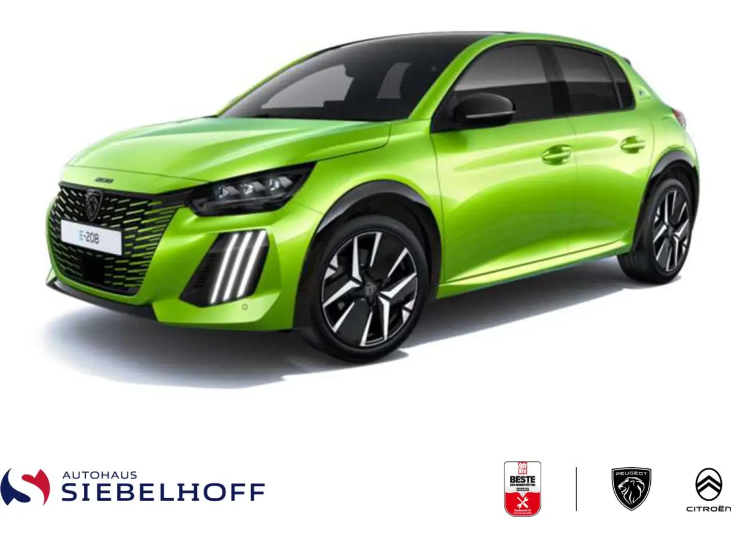 Peugeot 208 e- GT Elektromotor 156 Grau - 1