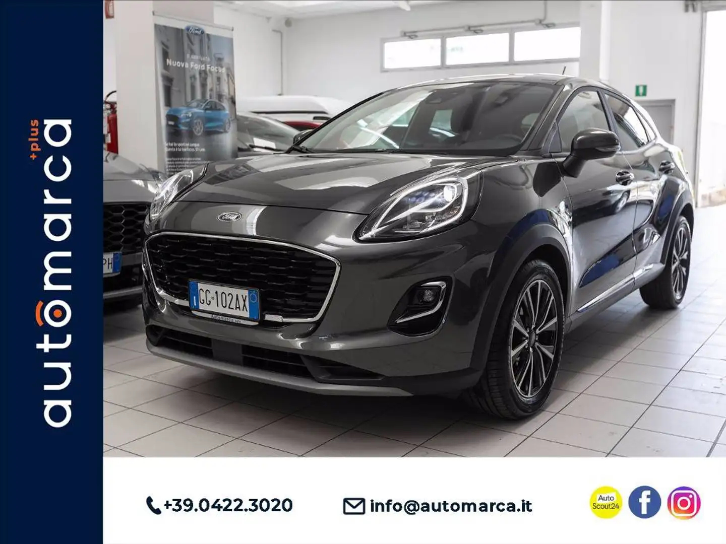 Ford Puma 1.0 ecoboost h Titanium s&s 125cv Grigio - 1