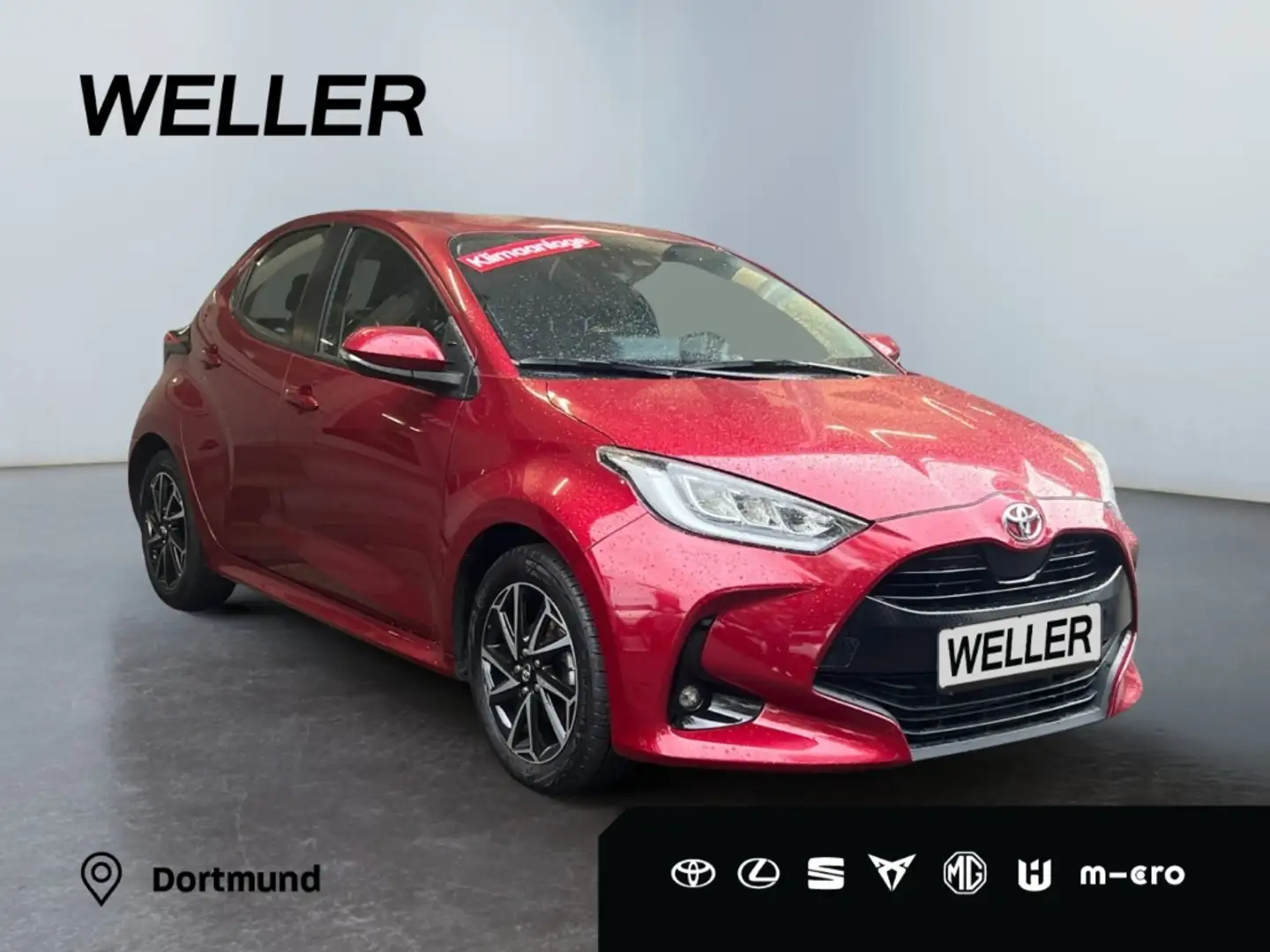 Toyota Yaris 1.5 Team D *CAM*Spurhalteass*SmartKey*SHZ* Rot - 2