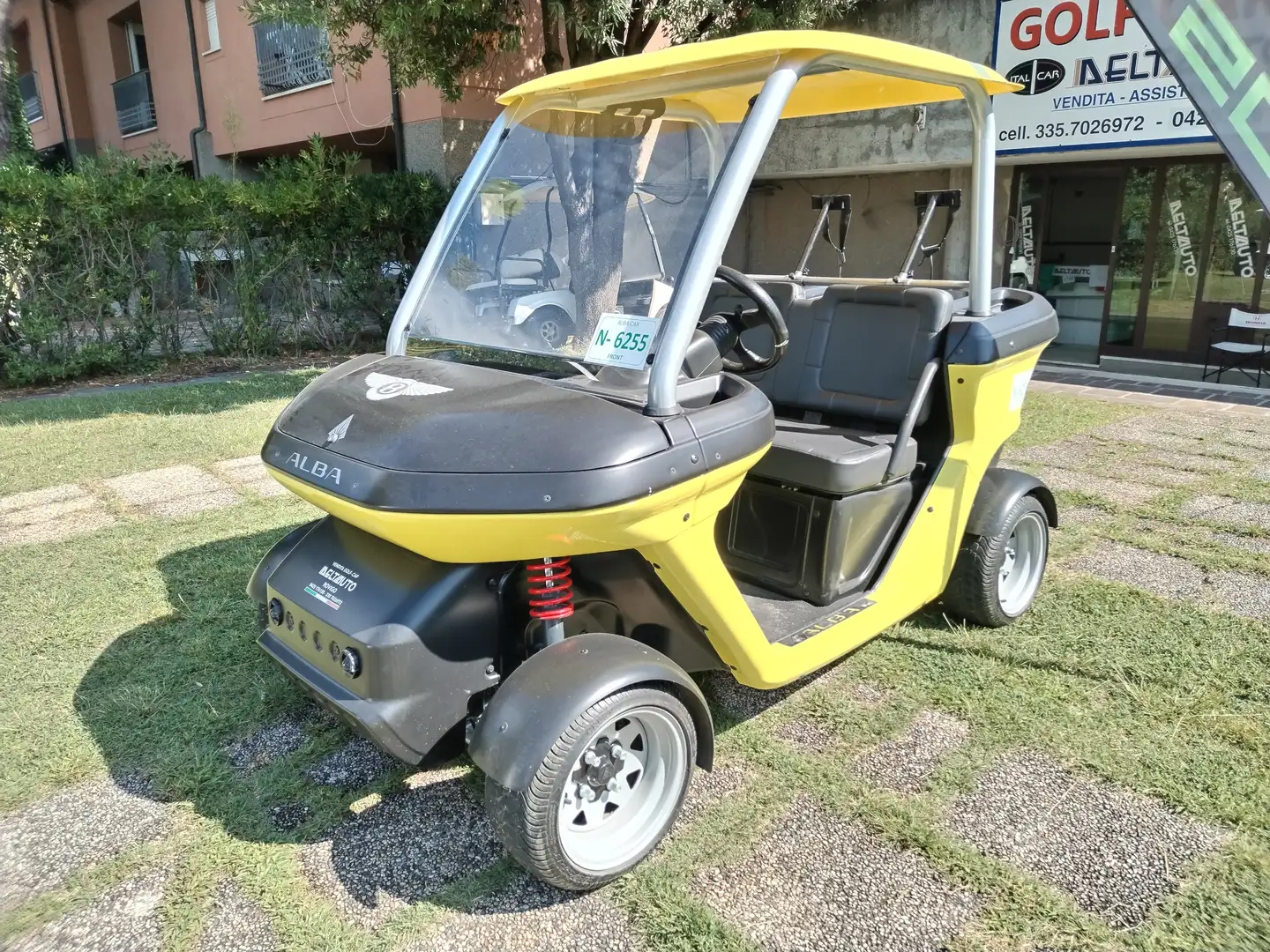 Alba Mobility Golf Cart 2 posti Giallo - 1