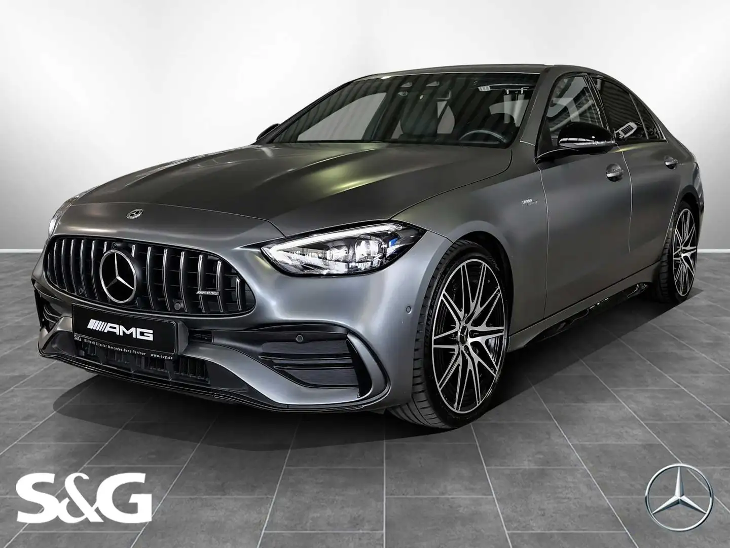 Mercedes-Benz C 43 AMG 4M NIGHTPAKET+DISTRONIC+KAMERA+KEYLESS Grau - 1