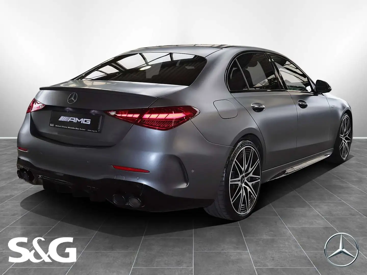 Mercedes-Benz C 43 AMG 4M NIGHTPAKET+DISTRONIC+KAMERA+KEYLESS Grau - 2