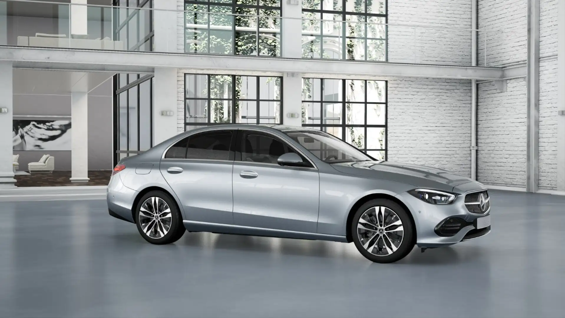 Mercedes-Benz C 220 d 4MATIC Limousine Österreich-Edition Navi,Rückfah Argento - 2