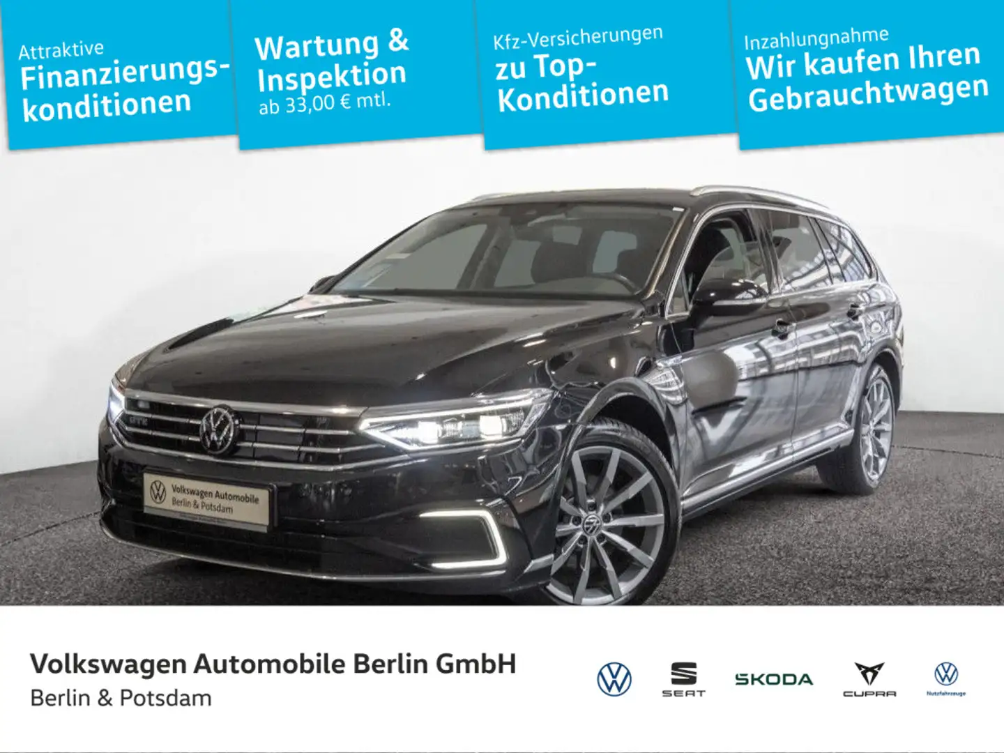 Volkswagen Passat Variant 1.4 TSI Hybrid GTE Leder DCC IQ-L Schwarz - 1
