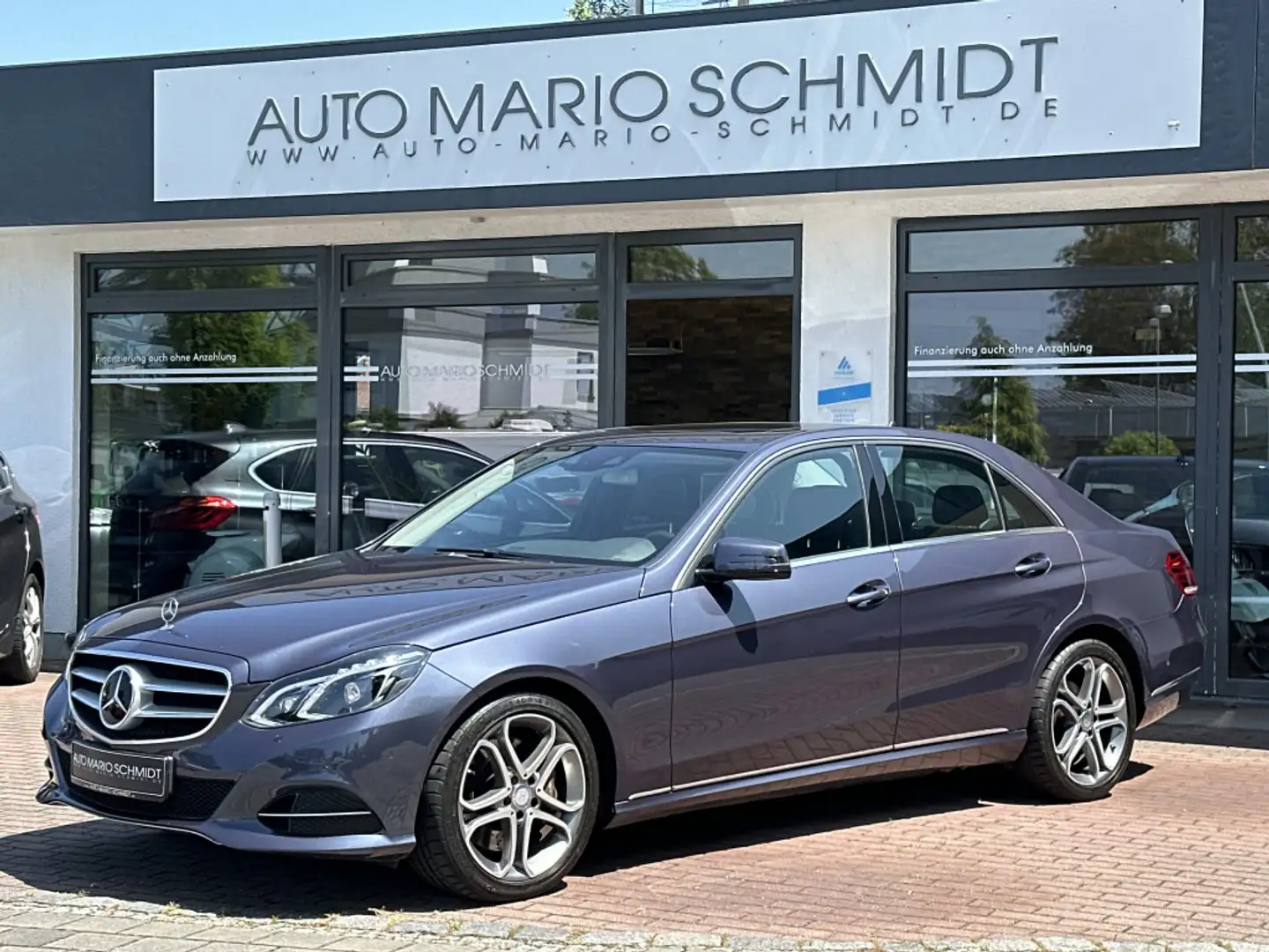 Mercedes-Benz E 350 BT 9G*LED*Leder*Distronic*SHD*Comand*AHK Blau - 2