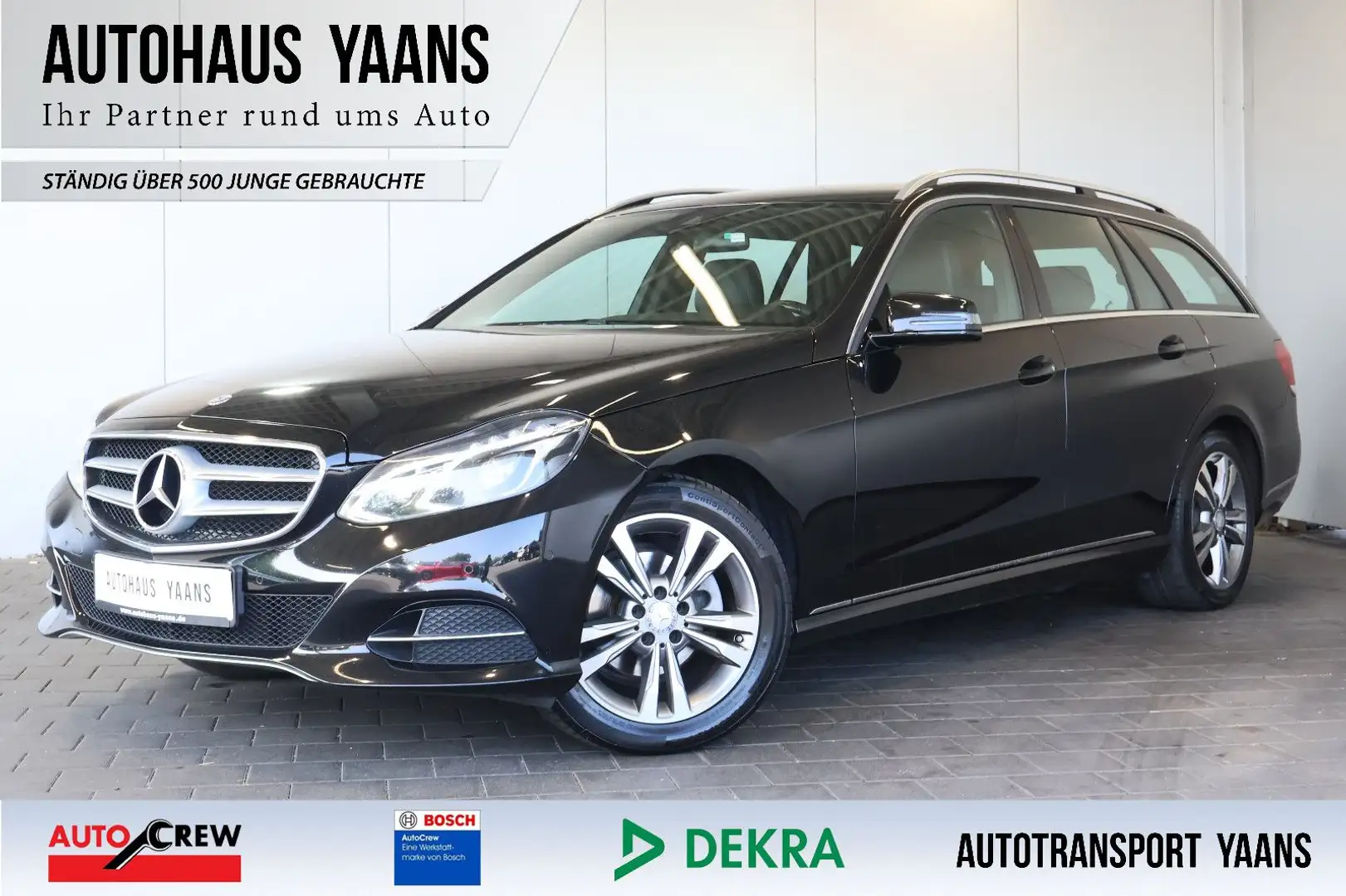 Mercedes-Benz E 220 T Avantgarde FRONT+ILS+NAVI+AHK Noir - 1