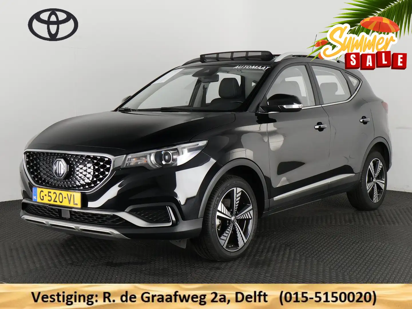 MG ZS MG EV Luxury 45 kWh 1e EIG | Leder | Schuif-/Kante Zwart - 1