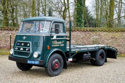 Oldtimer Daf A1100 Car Transporter Nicely restored in the past,