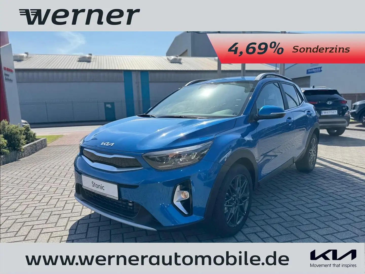 Kia Stonic 1.0 T-GDI 48V Nightline Edition Blau - 1