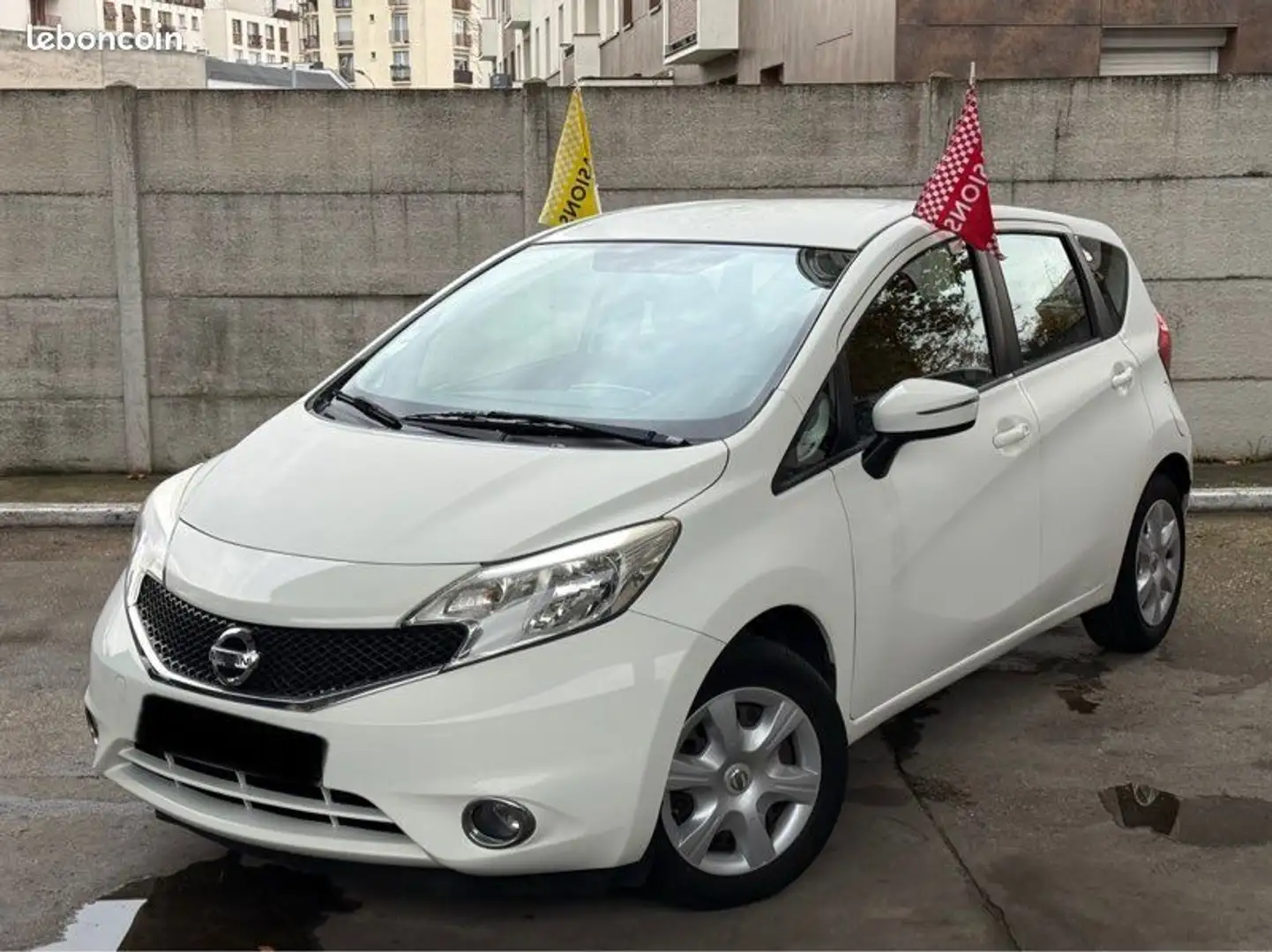 Nissan Note 1.2i 80CV Année 03-2016 100.000KM Certifié Garantie 6 Mois Beyaz - 1
