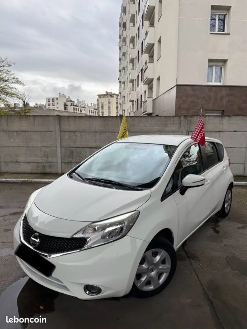 Nissan Note 1.2i 80CV Année 03-2016 100.000KM Certifié Garantie 6 Mois Blanc - 2