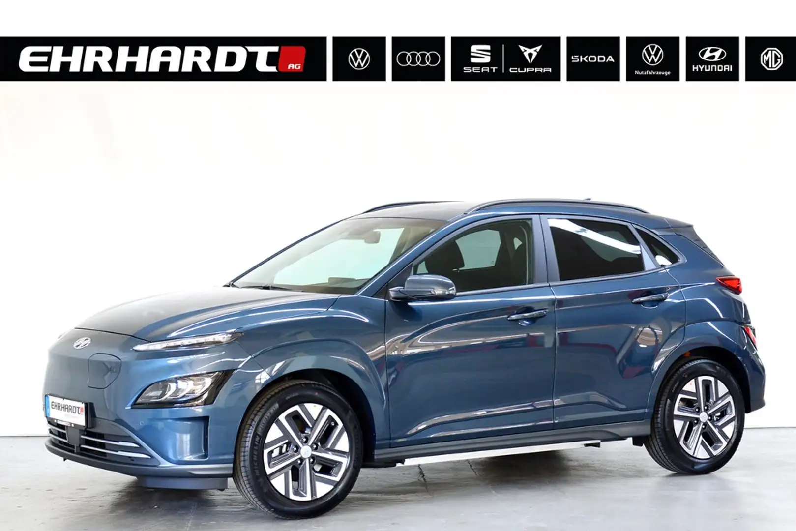 Hyundai KONA Elektro 39 kw/h Advantage-Paket LED*NAVI*SHZ*KR... Blau - 1