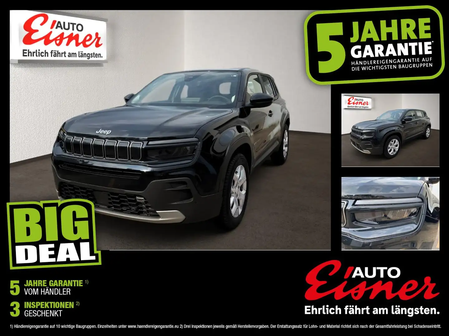 Jeep Avenger 1.2 GSE T3 ALTITUDE Kompakter SUV! Zwart - 1