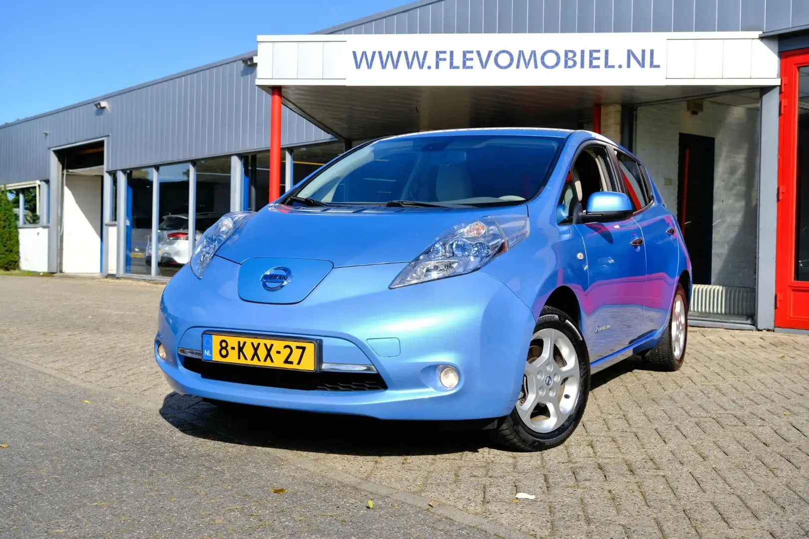 Nissan Leaf Base 24 kWh Aut. Navi|Clima|LMV|Cam Blauw - 1