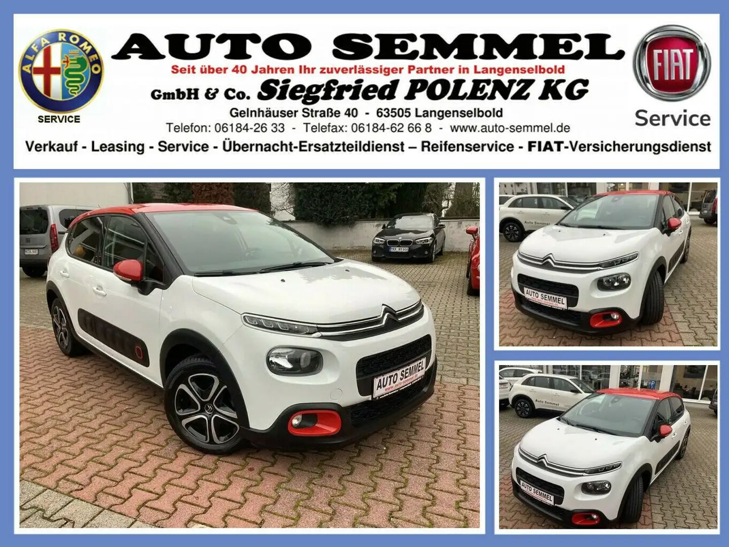 Citroen C3 1.2 PureTech 110 Blanc - 1