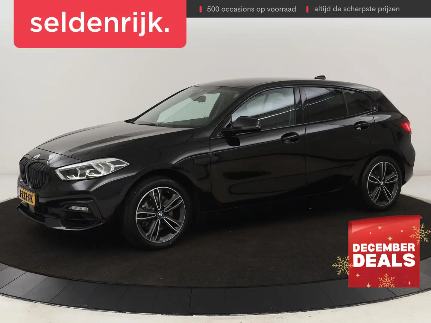 BMW 118 1-serie 118i Sport Line | Sportstoelen | Carplay | Zwart - 1