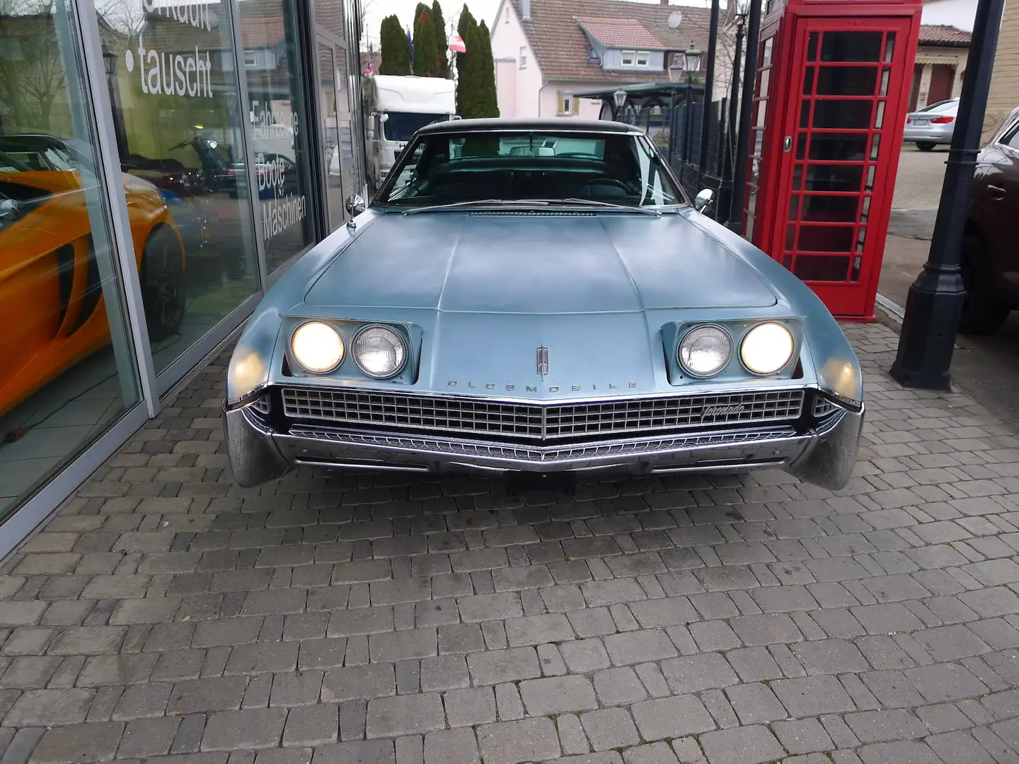 Oldsmobile Toronado 425 mit sensationeller Patina H-Zul. Blau - 2