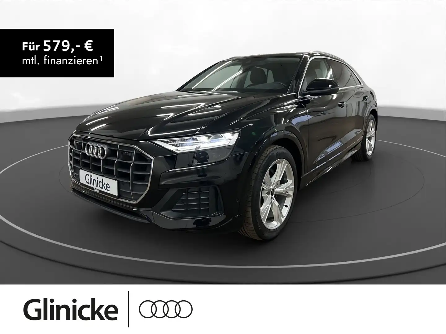 Audi Q8 50 TDI qu. AHK LED LM 21" Navi RFK ACC Leder Schwarz - 1