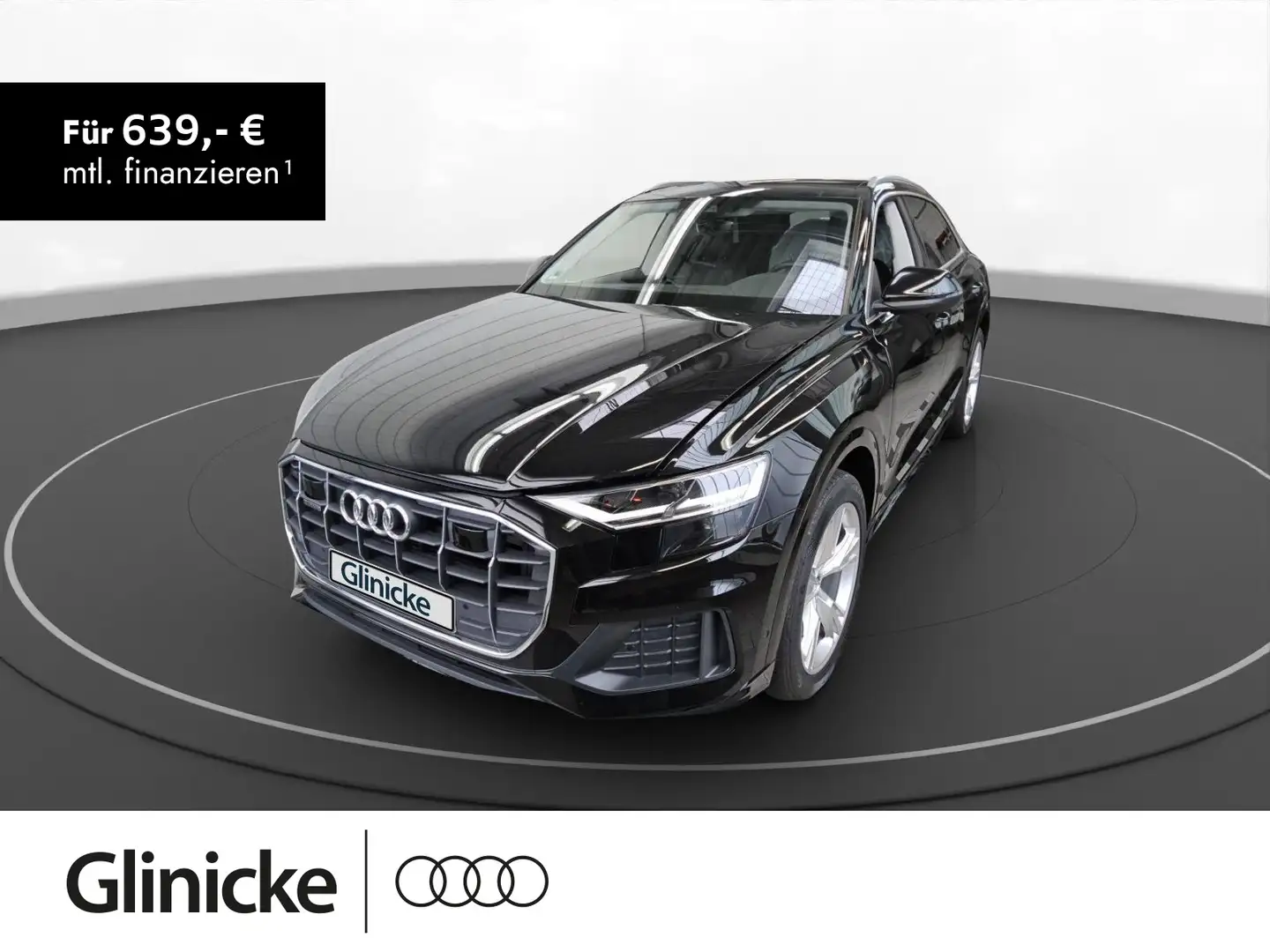 Audi Q8 50 TDI qu. AHK LED LM 21" Navi RFK ACC Leder Schwarz - 1