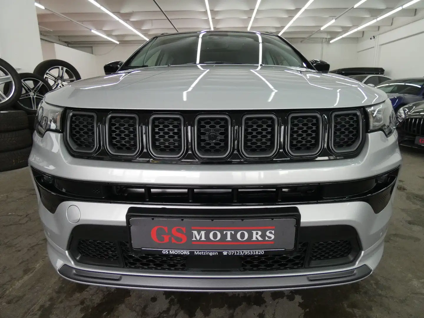 Jeep Compass S 4WD PHEV*LED*NAVI*ACC*PANO*360° CAM Argent - 2