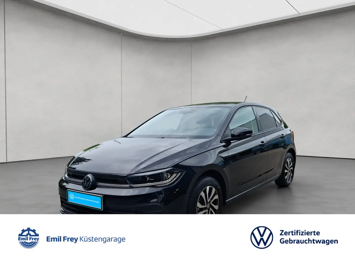 Volkswagen Polo 1.0 TSI Life NAVI LED ACC GJR SHZ Schwarz - 1