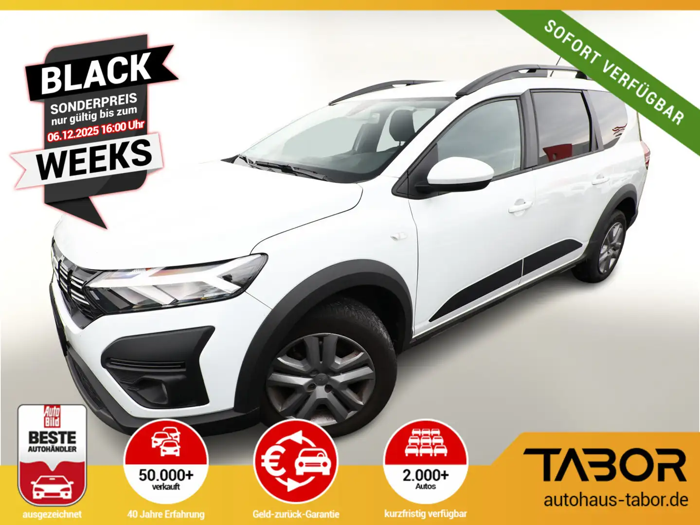 Dacia Jogger 1.0 TCe 110 Expression LED Temp PDC Klima Weiß - 1