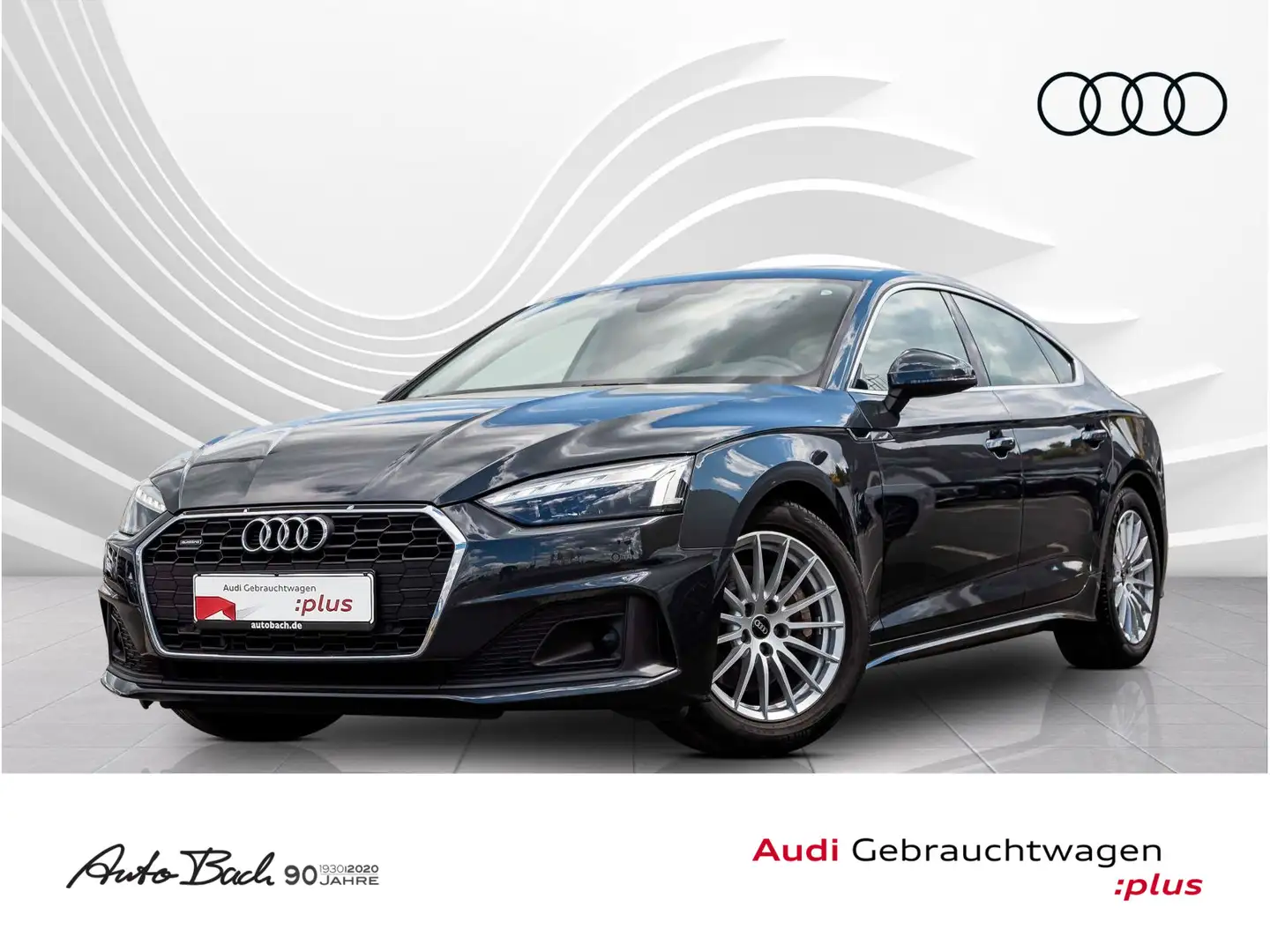 Audi A5 40TDI qu Stronic Navi LED Standhzg Grau - 1