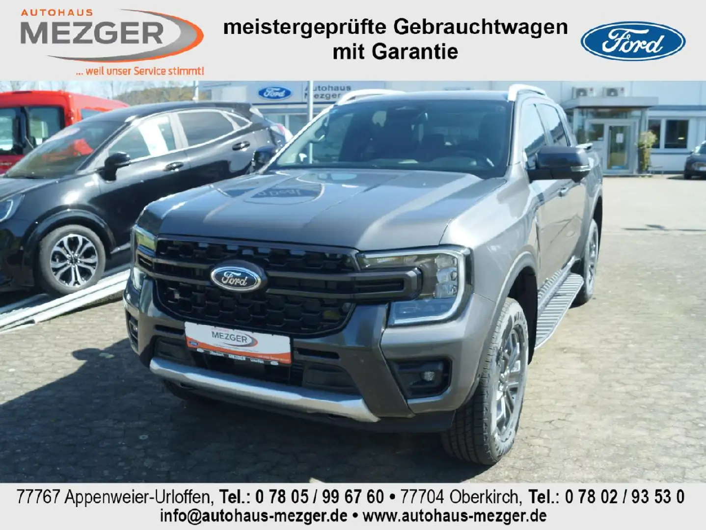 Ford Ranger Wildtrak e-4WD Doppelkabine Grau - 1