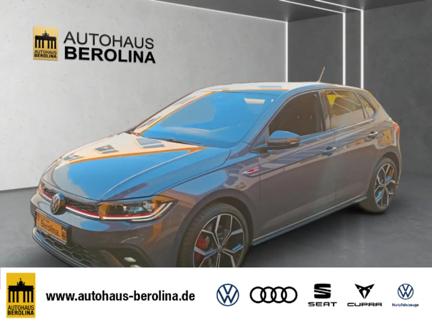 Volkswagen Polo GTI 2.0 TSI DSG *ACC*R-CAM*App-Connect*SHZ* Grau - 1