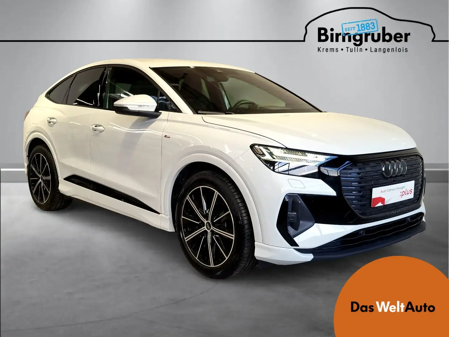 Audi Q4 e-tron Audi Q4 Sportback 55 e-tron quattro business Weiß - 1