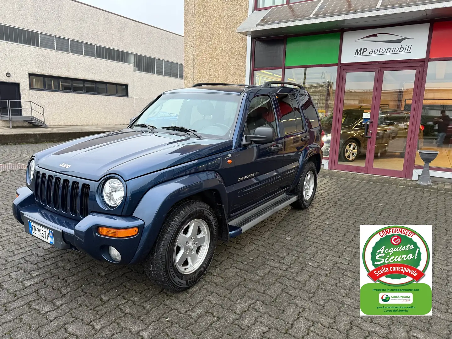 Jeep Cherokee III 2.5 crd Limited, COME NUOVA!! KM CERTIFICATI Bleu - 1