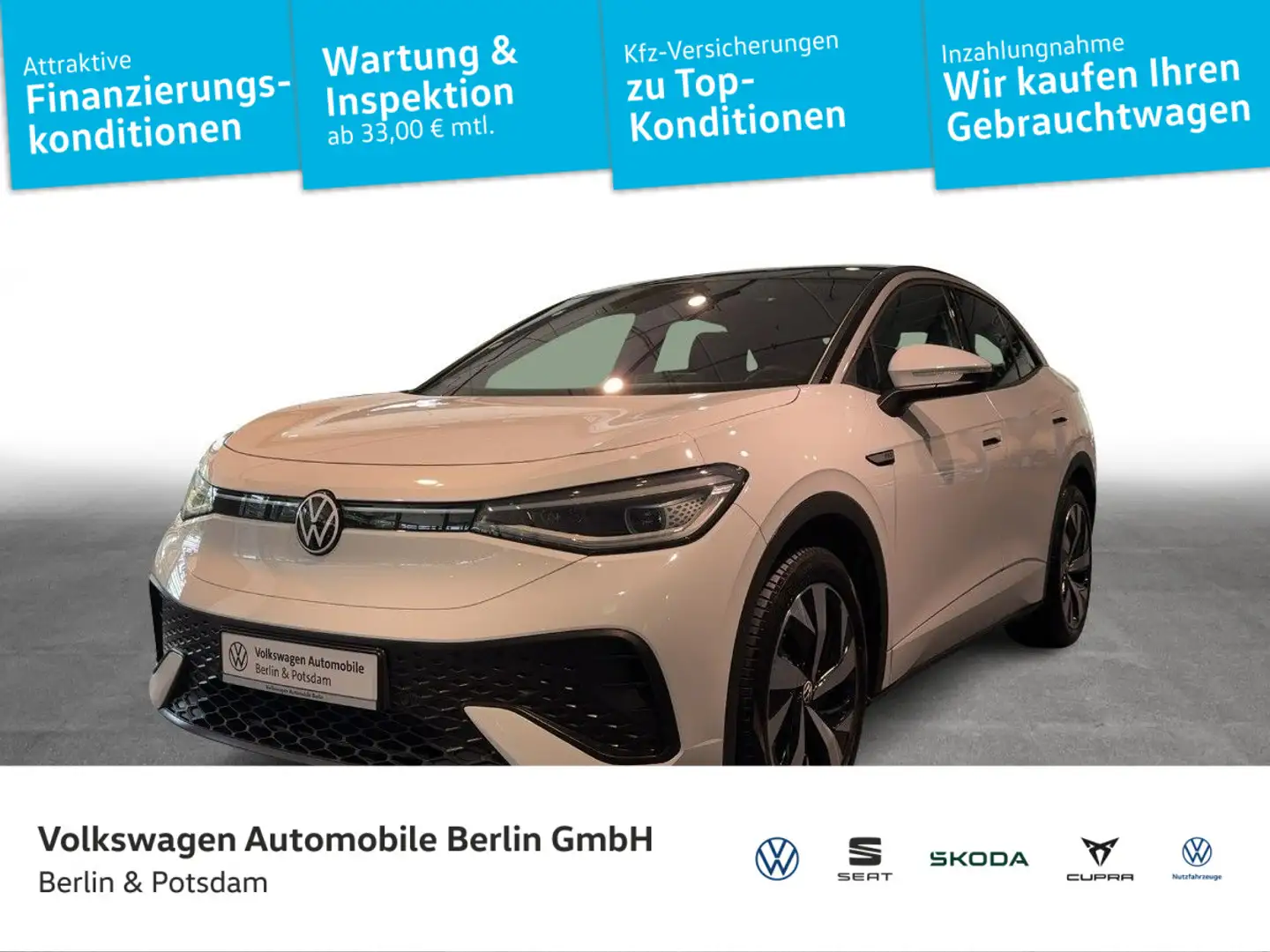 Volkswagen ID.5 Pro SPORT P-DACH NAVI KAMERA MATRIX-LED Weiß - 1