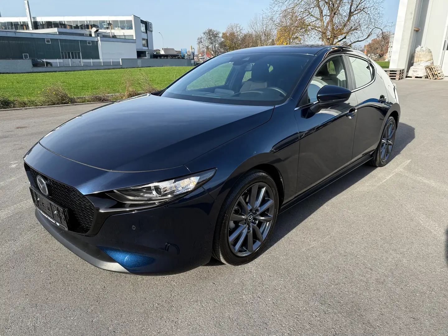 Mazda 3 G122 Comfort+ Head-up Navi LED TOP Zustand Blau - 1