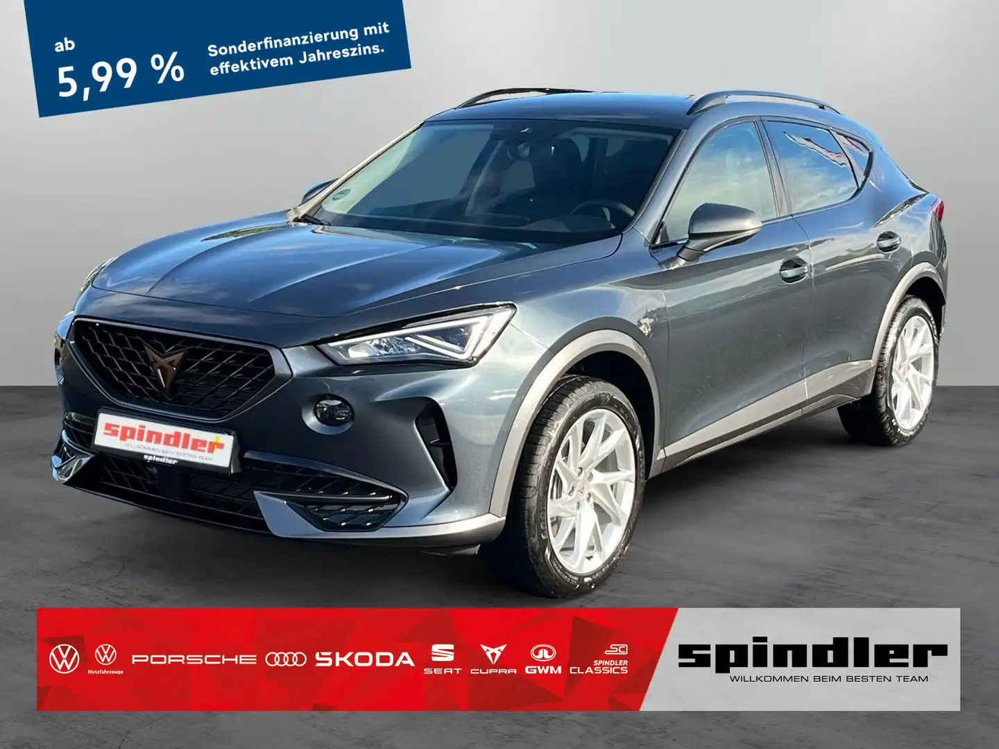 CUPRA Formentor 1.5 TSI DSG / FullLink, RFK, LED, ACC Gris - 1