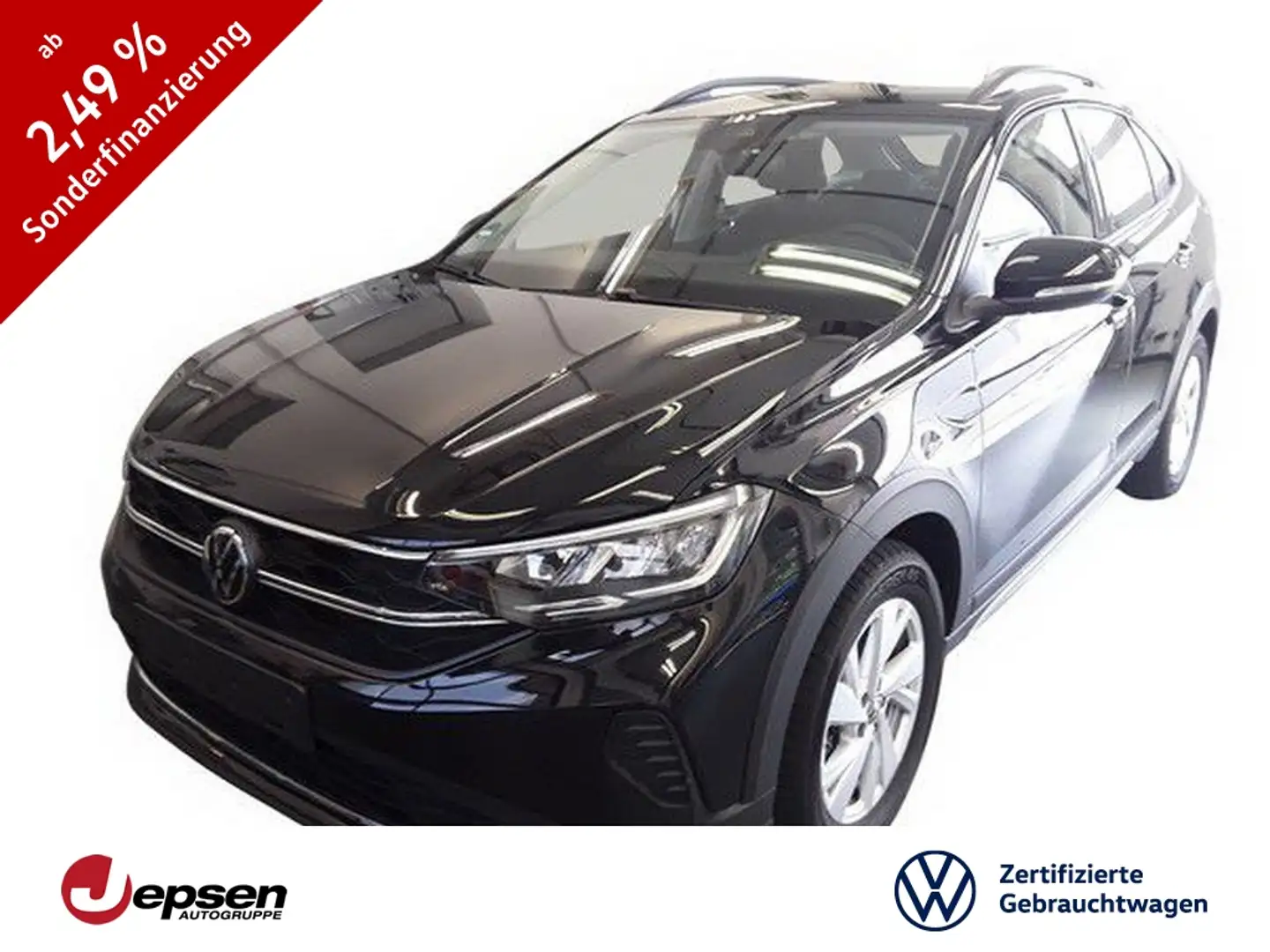 Volkswagen Taigo Life 1.0 TSI AHK+ACC+RearView+DiCockpit Schwarz - 1