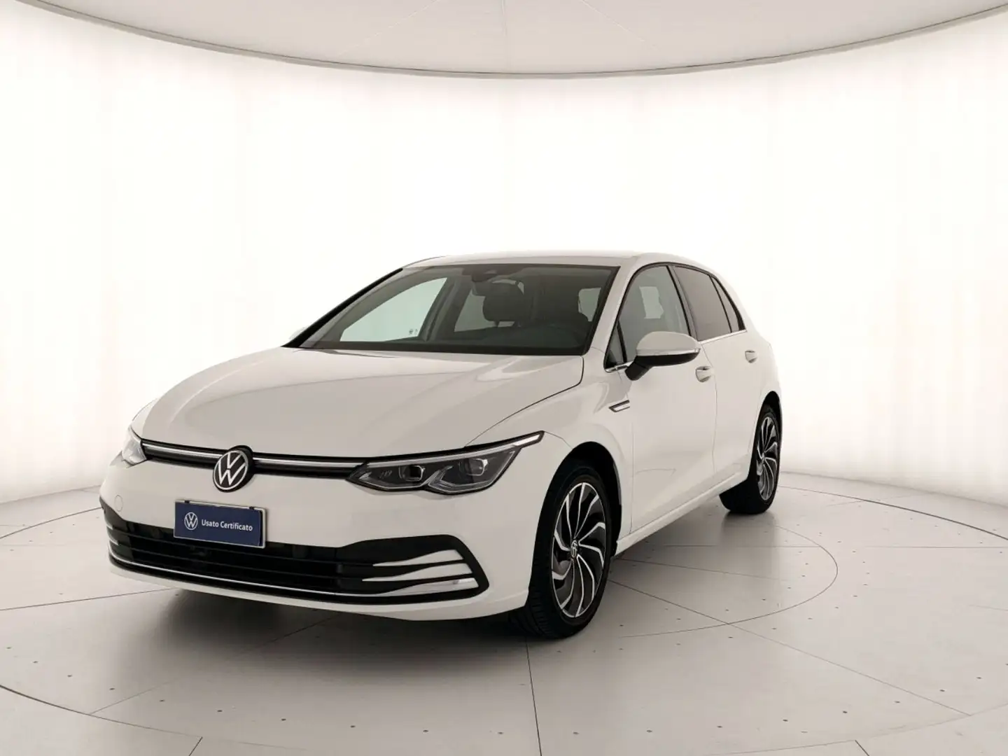 Volkswagen Golf 2.0 tdi style 115cv dsg Wit - 1