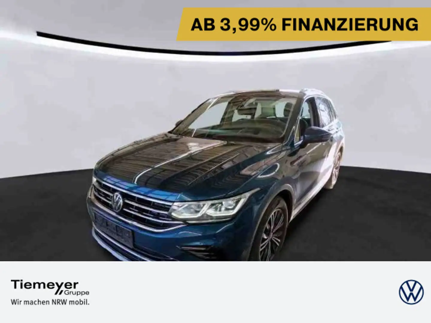 Volkswagen Tiguan 1.5 TSI DSG ELEGANCE LEDER IQ.LIGHT AHK A Bleu - 1