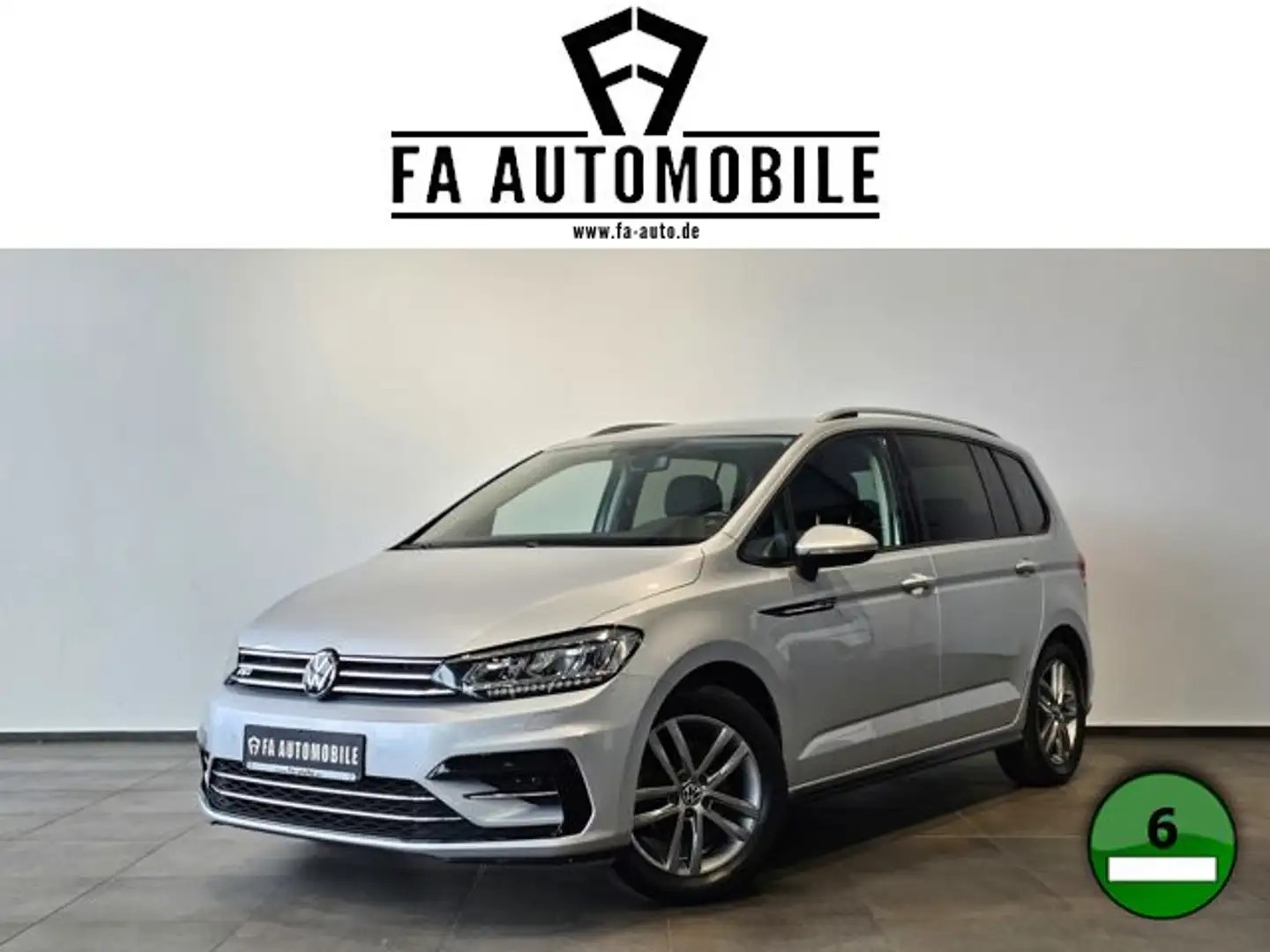 Volkswagen Touran R Line 7 Sitzer Led Sandheizung Kamera Argento - 1