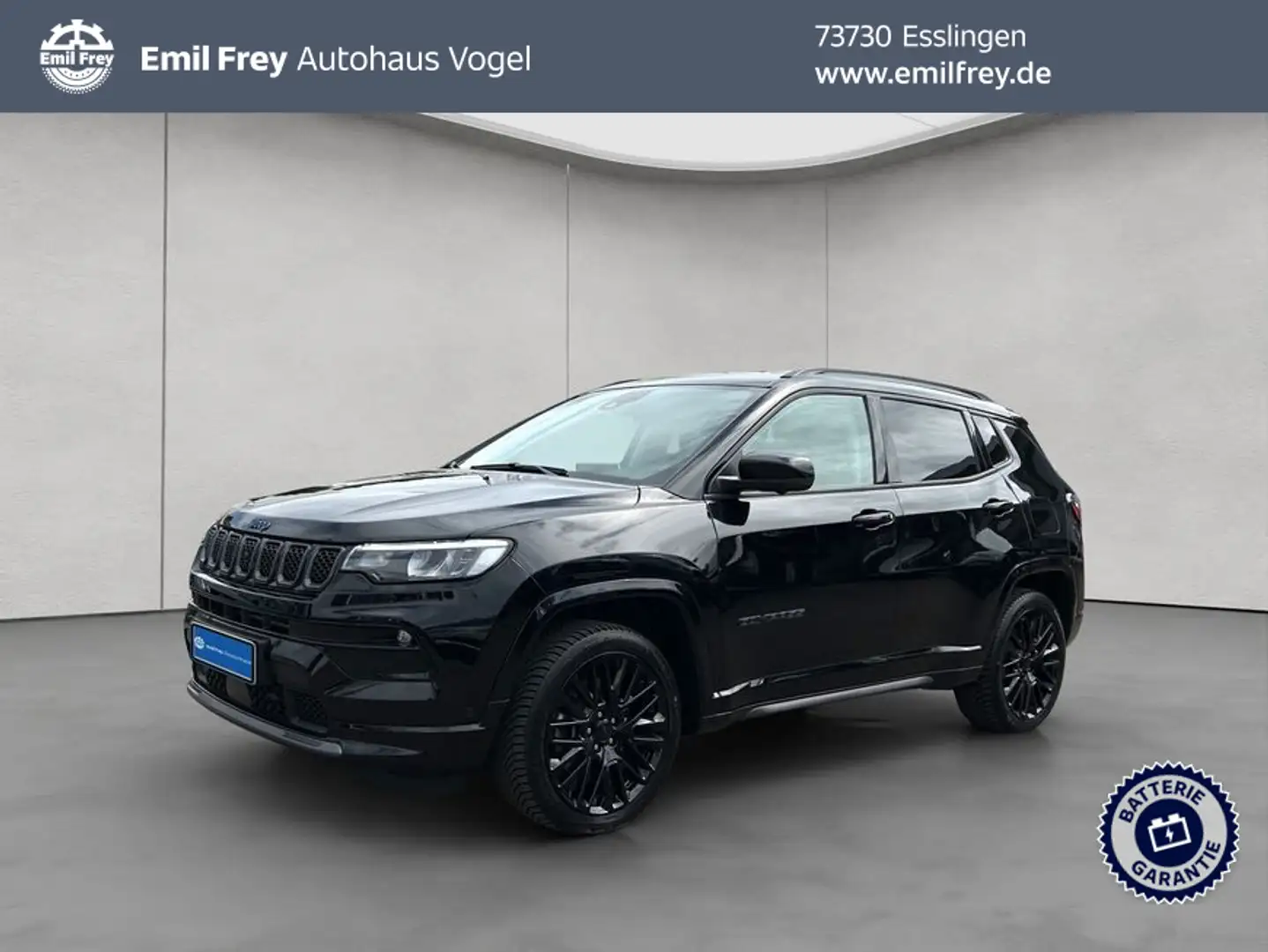 Jeep Compass 1.3 T4 S 4xe PLUG-IN HYBRID Aut. Czarny - 1