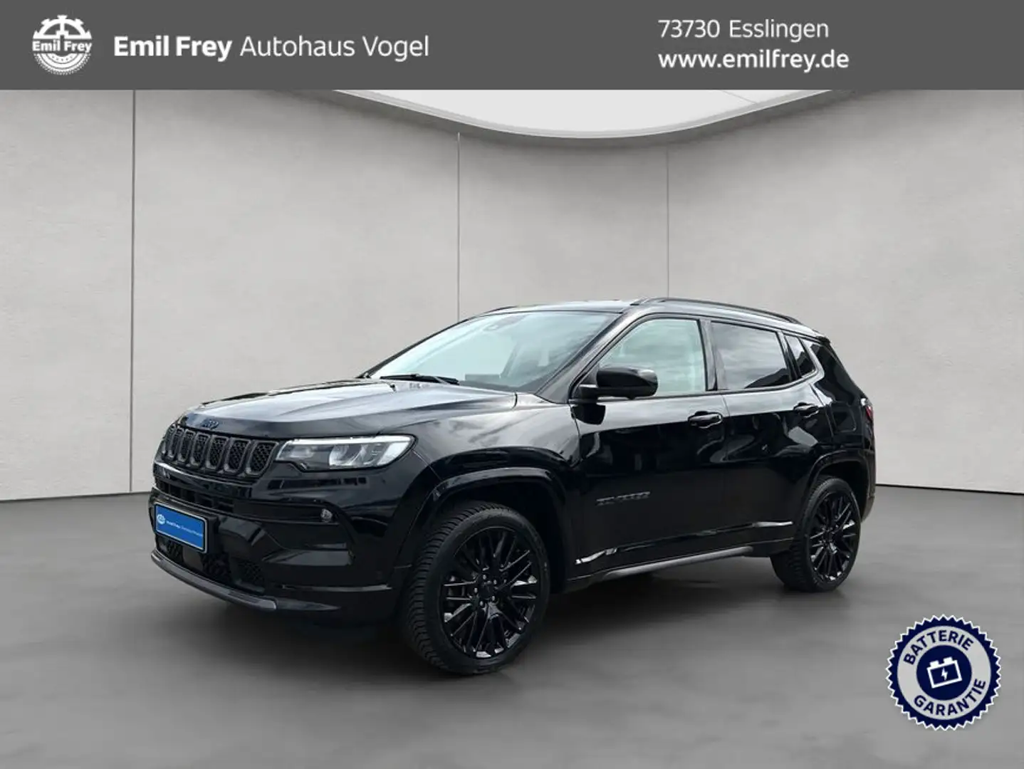 Jeep Compass 1.3 T4 S 4xe PLUG-IN HYBRID Aut. Schwarz - 1