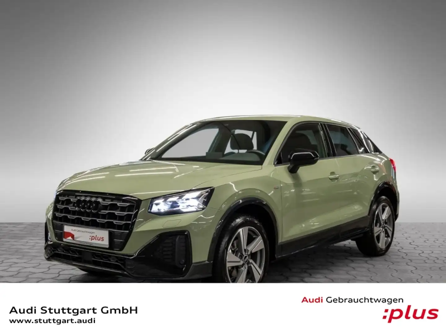 Audi Q2 35 TFSI S line Matrix LED Navi Kamera Tempomat Grün - 1