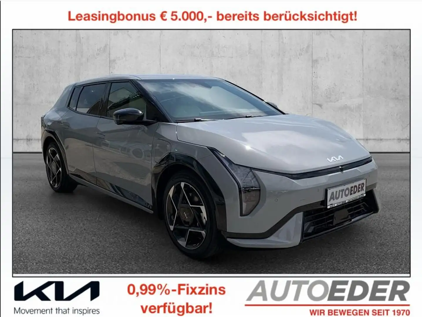 Kia EV4 HB FWD 81,4kWh GT-Line Grau - 1