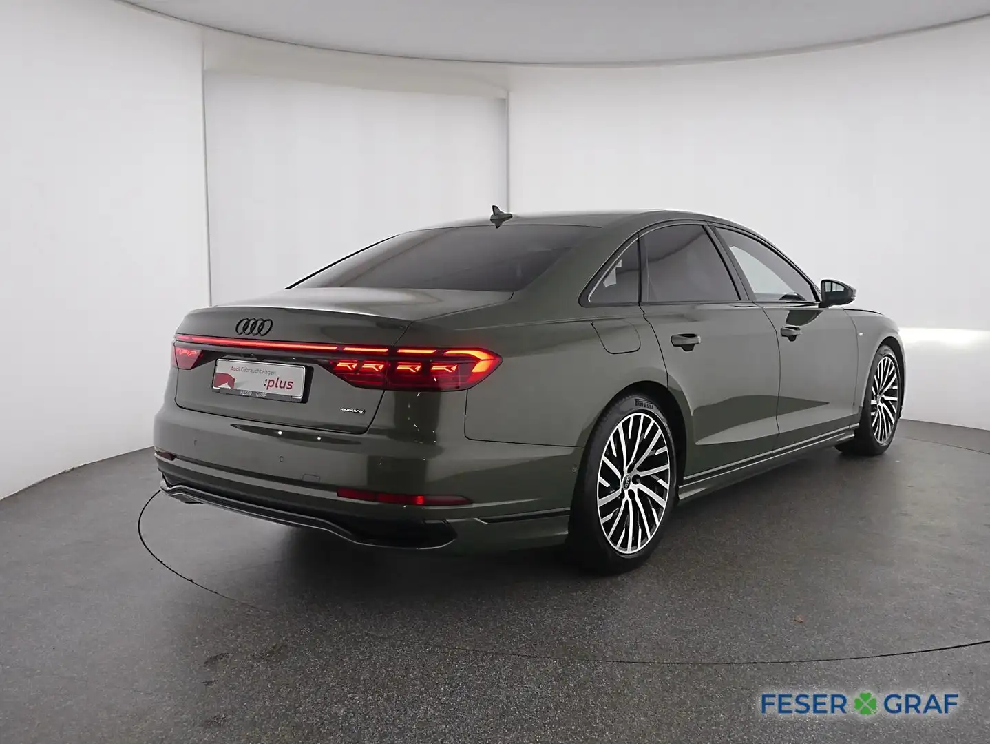 Audi A8 50 3.0 TDI quattro S-line Matrix/Head UP/PANO/B&O/ Grün - 2
