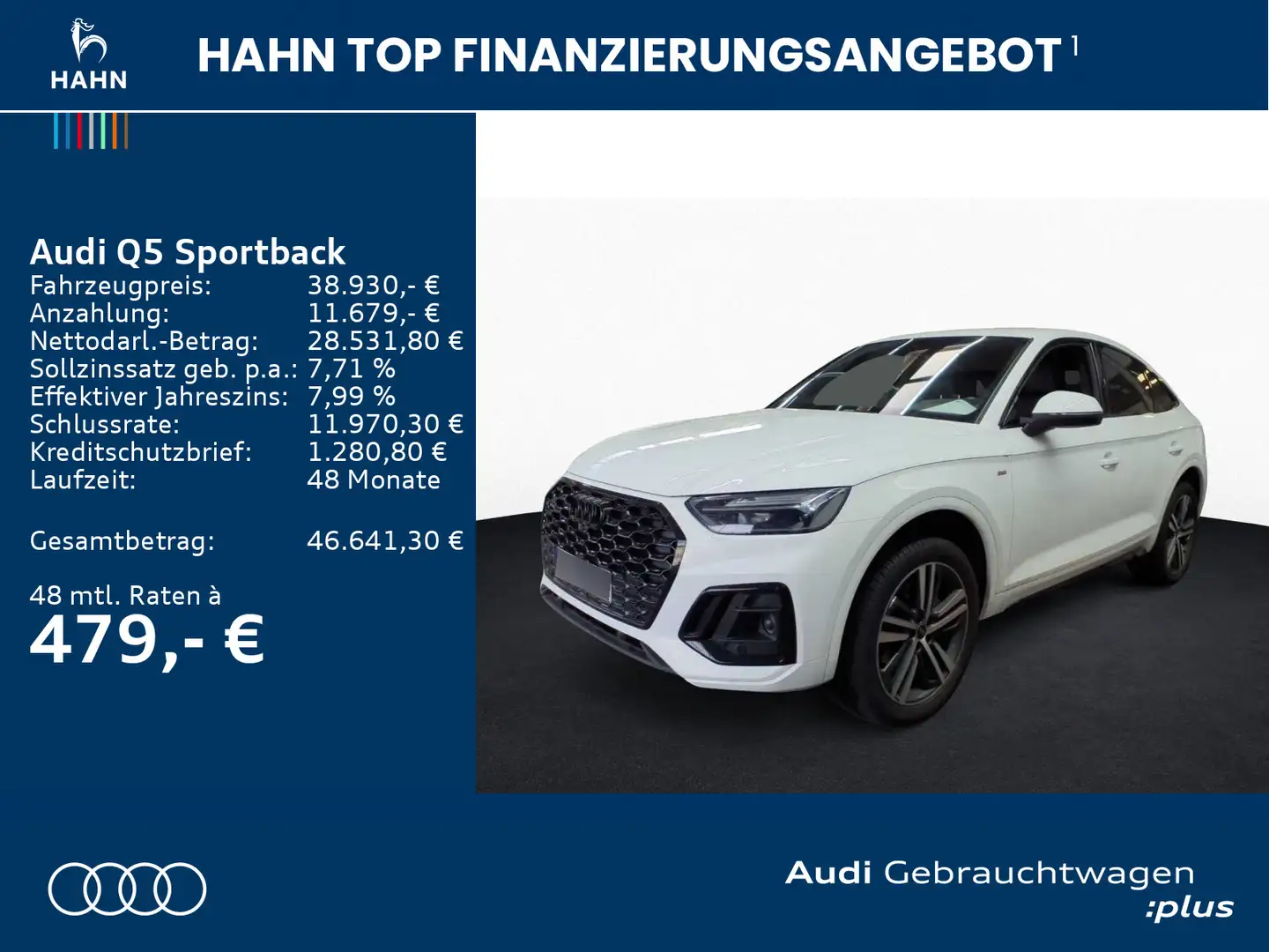 Audi Q5 40 TFSI quattro S line HUD Standh P Weiß - 2