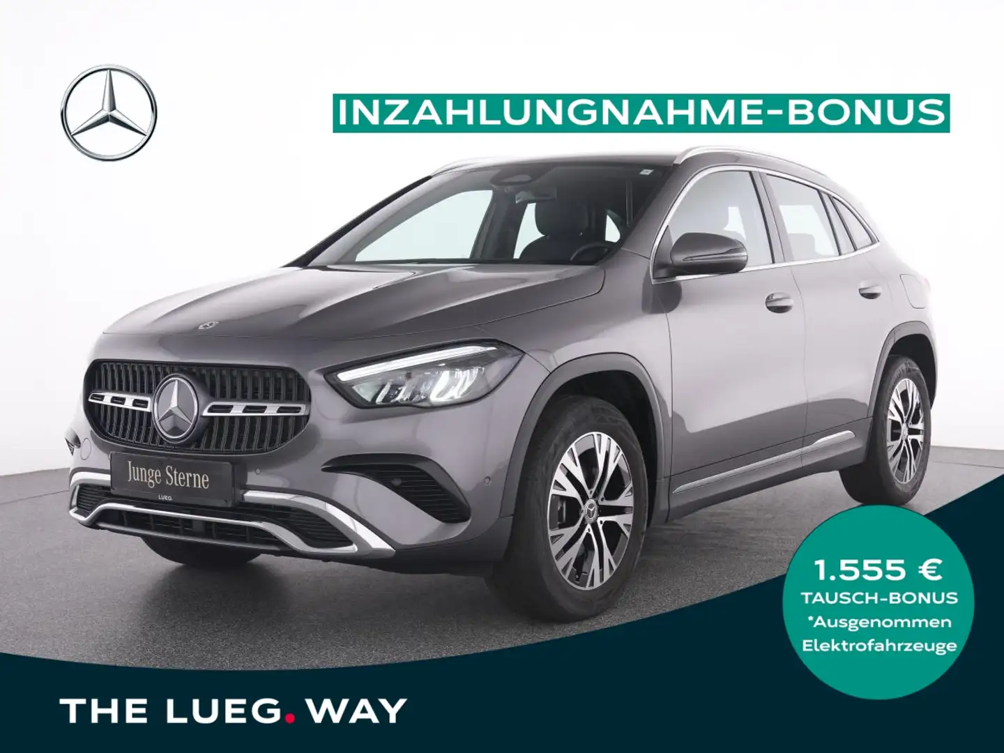 Mercedes-Benz GLA 180 Progressive+MBUX+E.Heck+LED+RFK+PTS+SHZ+ Gris - 1