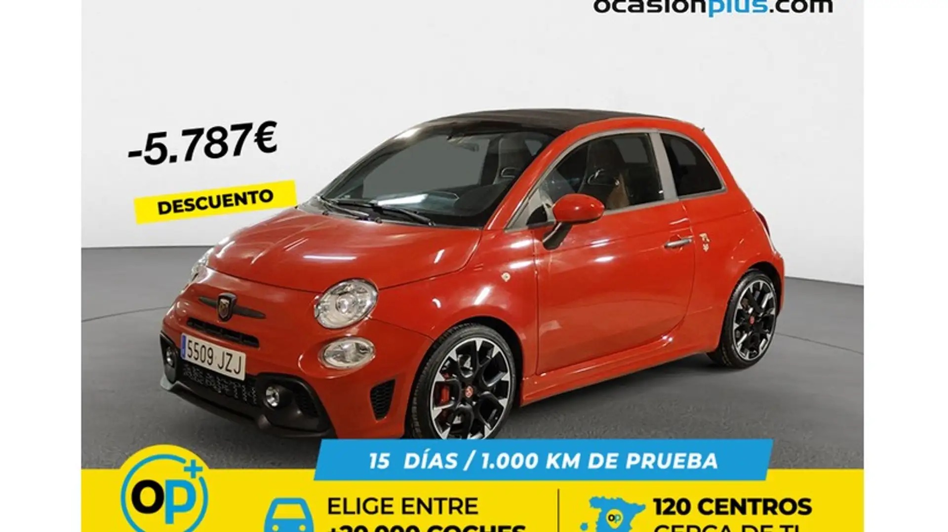 Abarth 595C 1.4T JET COMPETIZIONE 180 Rouge - 1